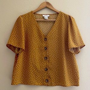 Urban Romantics polka dot blouse top
